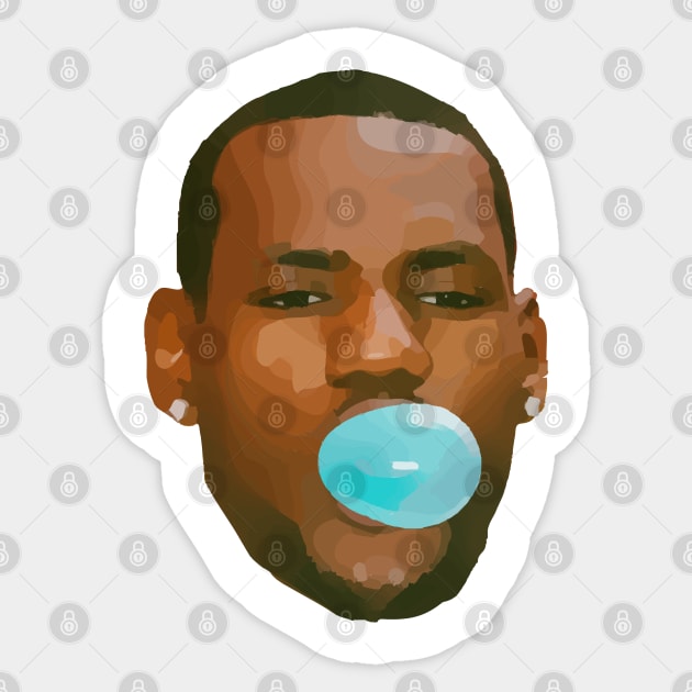 Lebron James Cleveland Cavaliers Sticker by Playful Creatives